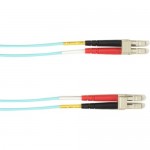 Black Box 3-m, LC-LC, 50-Micron, Multimode, PVC, Aqua Fiber Optic Cable FOCMR50-003M-LCLC-AQ