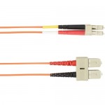 Black Box 3-m, SC-LC, 62.5-Micron, Multimode, PVC, Orange Fiber Optic Cable FOCMR62-003M-SCLC-OR