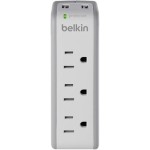 Belkin 3-Outlet Mini Surge Protector with USB Ports (2.1 AMP) BST300bg