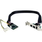 StarTech.com 3 Port 2b 1a 1394 Mini PCI Express FireWire Card Adapter MPEX1394B3