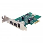 StarTech.com 3-port 2b 1a LP 1394 PCI Express FireWire Card PEX1394B3LP