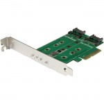 StarTech.com 3-port M.2 NGFF SSD Adapter Card PEXM2SAT32N1