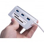 Sabrent 3 Port USB 3.0 Hub with CF/SD/TF Card Reader HB-MACR