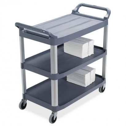 3-Shelf Mobile Utility Cart 409100 GRAY