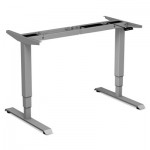 3-Stage Electric Adjustable Table Base w/Memory Controls, 25" to 50 3/4"H, Gray ALEHT3SAG