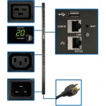 Tripp Lite 3.3-3.7kW Single-Phase Monitored PDU PDUMNV20HVLX