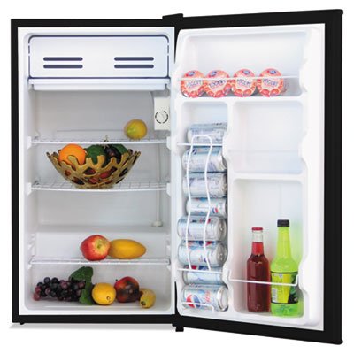 3.3 Cu. Ft. Refrigerator with Chiller Compartment, Black ALERF333B