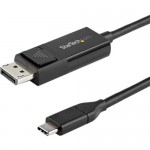 StarTech.com 3.3 ft. (1 m) USB-C to DisplayPort 1.2 Cable - Bi-Directional CDP2DP1MBD