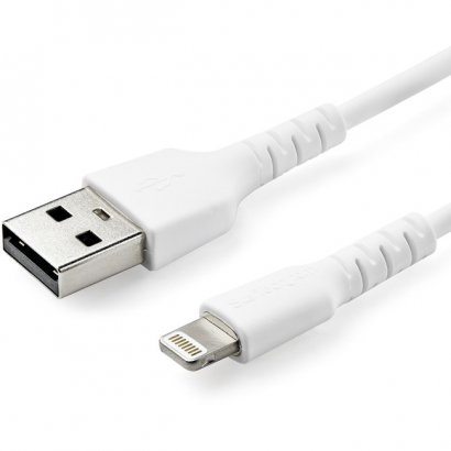 StarTech.com 3.3 ft. (1 m) USB to Lightning Cable - Apple MFi Certified - White RUSBLTMM1M