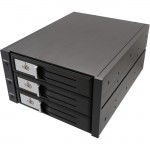 SYBA Multimedia 3.5" 3-Bay SATA/SAS HDD Internal Enclosure SY-MRA35029