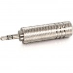 C2G 3.5mm Stereo M to 6.3mm Stereo F Adapter 40636