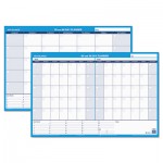 At-A-Glance 30/60-Day Undated Horizontal Erasable Wall Planner, 36 x 24, White/Blue AAGPM23328