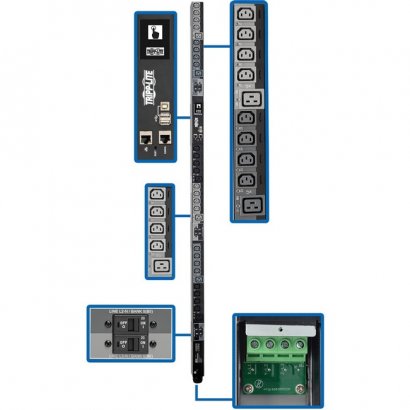 Tripp Lite 30-Outlet PDU PDU3XEVSRHWB