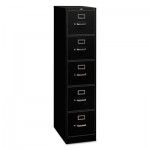 HON 310 Series Five-Drawer, Full-Suspension File, Legal, 26-1/2d, Black HON315CPP