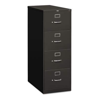 HON 310 Series Four-Drawer, Full-Suspension File, Legal, 26-1/2d, Charcoal HON314CPS