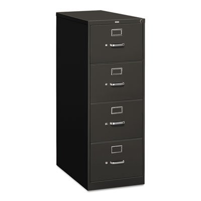 HON 310 Series Four-Drawer, Full-Suspension File, Legal, 26-1/2d, Charcoal HON314CPS