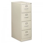 HON 310 Series Four-Drawer, Full-Suspension File, Legal, 26-1/2d, Light gray HON314CPQ