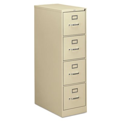 HON 310 Series Four-Drawer, Full-Suspension File, Letter, 26-1/2d, Putty HON314PL