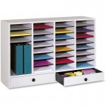 32 Compartments Adjustable Literature Organizer 9494GR