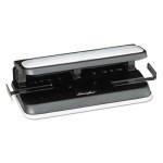 Swingline A7074300E 32-Sheet Easy Touch Three- to Seven-Hole Punch, 9/32" Holes, Black/Gray SWI74300