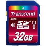 Transcend 32GB Secure Digital High Capacity (SDHC) Card TS32GSDHC10U1