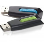 Verbatim 32GB Store 'n' Go V3 USB 3.0 Flash Drive - 2pk - Blue, Green 99127
