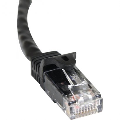 StarTech 35 ft Black Snagless Cat6 UTP Patch Cable N6PATCH35BK