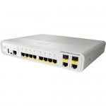 3560C PD PSE Switch 8 GE PoE, 2 x 1G Copper Uplink, IP Base WS-C3560CPD-8PT-S