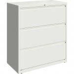 Lorell 36" White Lateral File - 3-Drawer 00030