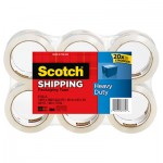 Scotch 3850 Heavy-Duty Tape Refills, 1.88" x 54.6yds, 3" Core, Clear, 6/Pack MMM38506