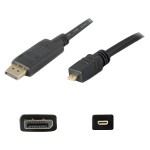 AddOn 3ft (30cm) HDMI to Micro-HDMI Adapter Cable - Male to Male HDMI2MHDMI3
