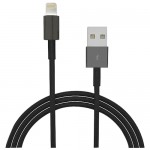 4XEM 3FT 8-Pin Lightning to USB Cable for iPhone/iPod/iPad (Black) 4XLIGHTNINGBK