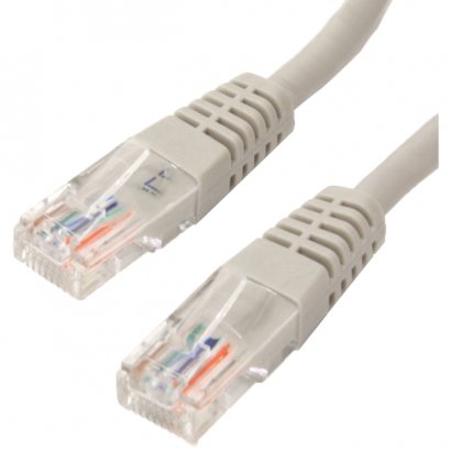 4XEM 3FT Cat6 Molded RJ45 UTP Ethernet Patch Cable (Gray) 4XC6PATCH3GR