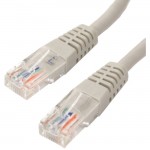 4XEM 3FT Cat6 Molded RJ45 UTP Ethernet Patch Cable (Gray) 4XC6PATCH3GR