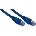 QVS 3ft CAT6A 10Gigabit Ethernet Blue Patch Cord CC715A-14BL