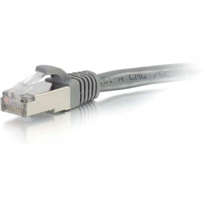 C2G 3ft Cat6a Snagless Shielded (STP) Network Patch Cable - Gray 00640