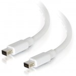 C2G 3ft Mini DisplayPort Cable M/M - White 54410