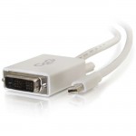 C2G 3ft Mini DisplayPort to DVI Cable - Single Link DVI-D Adapter - White 54337