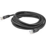 AddOn 3ft RJ-45 (Male) to RJ-45 (Male) Straight Black Cat5e UTP PVC Copper Patch Cable ADD-3FCAT5E-BK