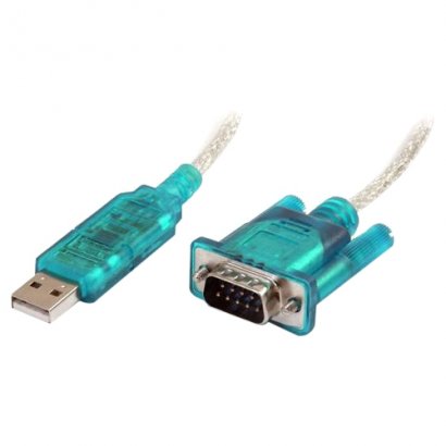 StarTech 3ft USB to RS232 DB9 Serial Adapter Cable - M/M ICUSB232SM3