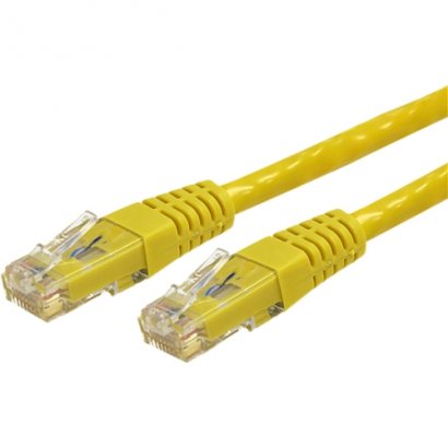 StarTech 3ft Yellow Molded Cat6 Patch Cable ETL Verified C6PATCH3YL