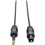 Tripp Lite 3M (10-ft.) Ultra Thin Toslink to Mini Toslink Digital Optical Audio Cable A104-03M