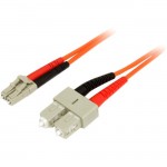 StarTech 3m Multimode 62.5/125 Duplex Fiber Patch Cable LC - SC FIBLCSC3