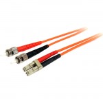 StarTech 3m Multimode 62.5/125 Duplex Fiber Patch Cable LC-ST FIBLCST3