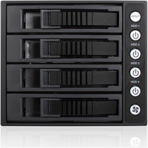 iStarUSA 3x 5.25" to 4x 3.5" 2.5" 12Gb/s HDD SSD SFF-8643 Hot-swap Rack BPU