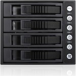 iStarUSA 3x 5.25" to 4x 3.5" 2.5" 12Gb/s HDD SSD SFF-8643 Hot-swap Rack BPU