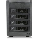 RAIDage 4-bay SAS/SATA 12Gb/s SFF-8644 Trayless Hotswap JBOD Enclosure JAGE5BT4HDBK-DE