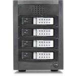 RAIDage 4-bay SAS/SATA 12Gb/s SFF-8644 Trayless Hotswap JBOD Enclosure JAGE5BT4HDSL-DE