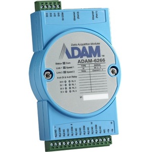 B+B SmartWorx 4-ch Relay Output Modbus TCP Module with 4-ch DI ADAM-6266