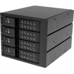 StarTech.com 4 Drive Trayless 3.5in SATA/SAS Mobile Rack HSB4SATSASBA